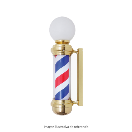 Caramelo Dorado con Bola para Barbería