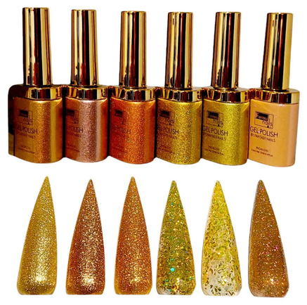 Coleccion 24K Aurum Fantasy C/6 Pzas