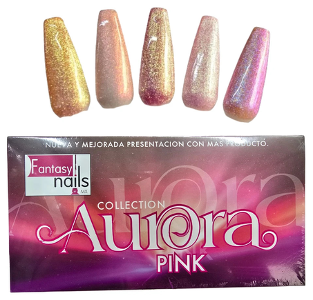 Coleccion de Gelish Fantasy Nails Aurora Pink