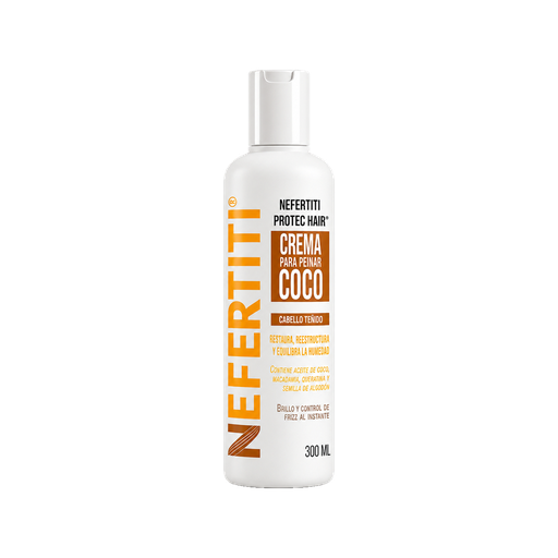 Crema para Peinar Coco C/teñido Nefertiti
