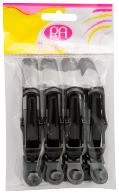 Clip Cocodrilo RA C/4 Negro