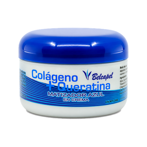 Mascarilla Colágeno Belcapel Matizador Azul