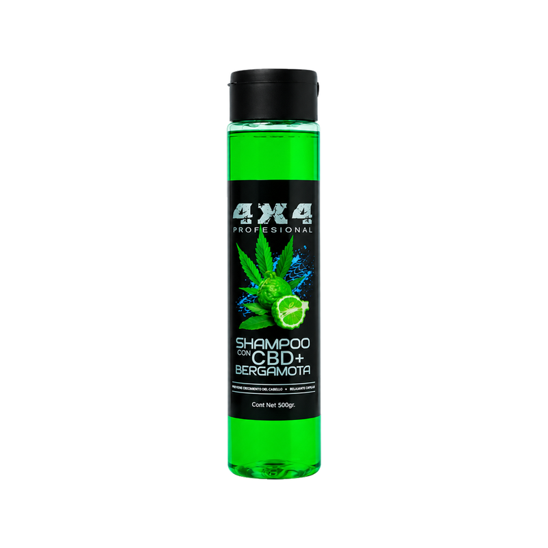Shampoo 4x4 Cbd + Bergamota 500 g