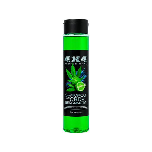 Shampoo 4x4 Cbd + Bergamota 500 g
