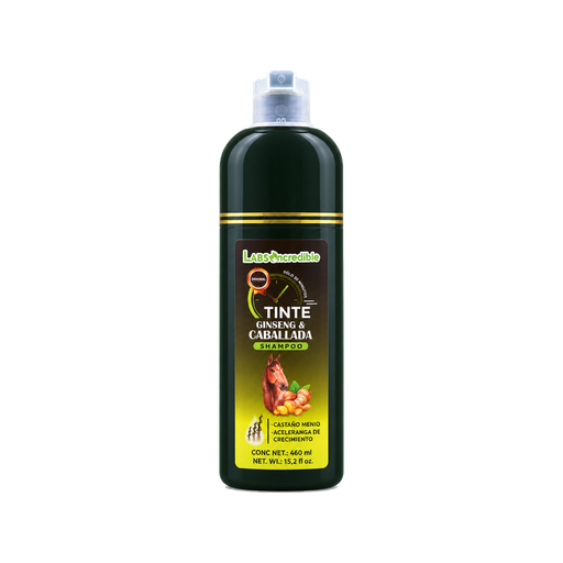 Shampoo con Tinte Incredible 450 ML (Castaño Medio)