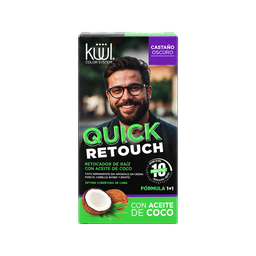 Retocador de Raiz Quick Retouch Kuul · Castaño Obscuro