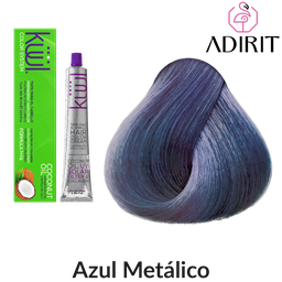 Mecha del tono Azul Metálico
