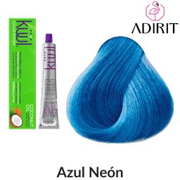 Mecha del tono Azul Neón