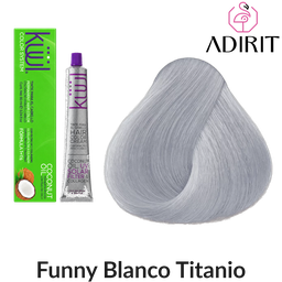 Mecha del tono Funny Blanco Titanio