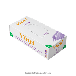 Guante Vinyl Blanco Uniseal · Mediano