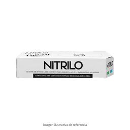 Guantes Nitrilo Negro Uniseal · Grande