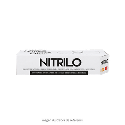 Guantes Nitrilo Negro Uniseal · Chico