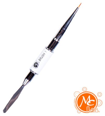 Pincel para Gel Brush con Espátula MC (#1)