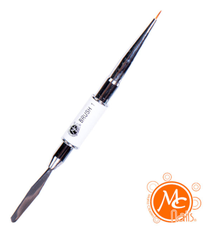 Pincel para Gel Brush con Espátula MC · #1