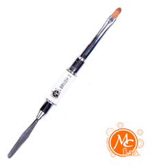 Pincel para Gel Brush con Espátula MC · #2