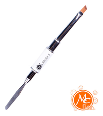 Pincel para Gel Brush con Espátula MC · #8
