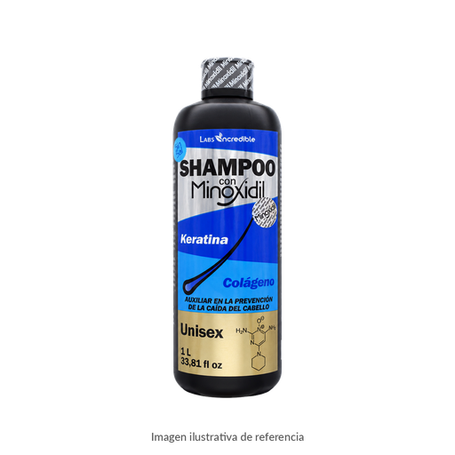 Shampoo con Minoxidil Incredible (1 L)
