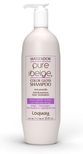 Shampoo Matizador Beige Loquay (1 L)