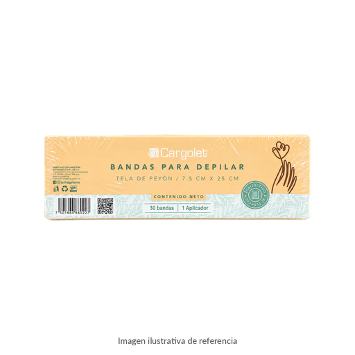 Bandas Depilatorias de Pellon Cargolet (30 pzas)