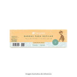 Bandas Depilatorias de Pellon Cargolet · 30 pzas