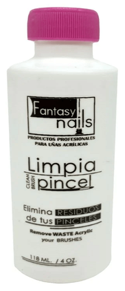 Limpia Pincel Fantasy Nails (4 oz)