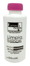 Limpia Pincel Fantasy Nails · 4 oz