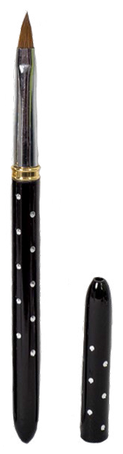 Pincel Kolinsky MC Nails Black (#4)