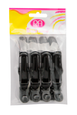 Clip Cocodrilo RA C/4 Negro